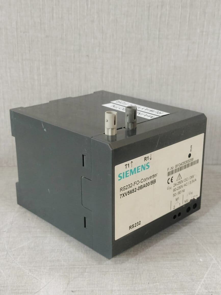 Siemens 7XV5652-0BA00/BB SIEMENS RS232-FO-CONVERTER 7XV5652-0BA00/BB 24-250V 3