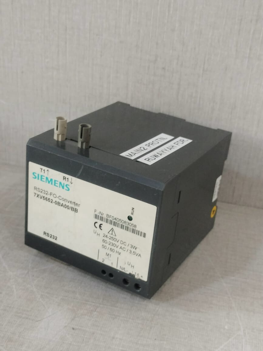 Siemens 7XV5652-0BA00/BB SIEMENS RS232-FO-CONVERTER 7XV5652-0BA00/BB 24-250V 4