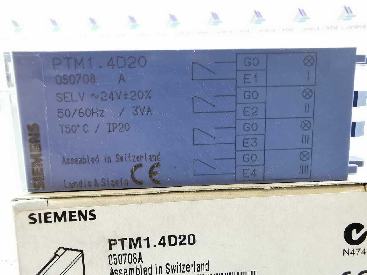 Siemens PTM1.4D20 SIEMENS PTM1.4D20 - 050708A TERMINAL 060809A 4