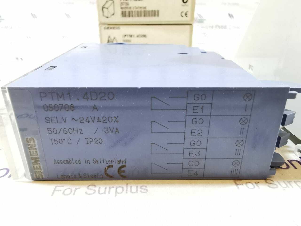 Siemens PTM1.4D20 SIEMENS PTM1.4D20 - 050708A TERMINAL 060809A 5