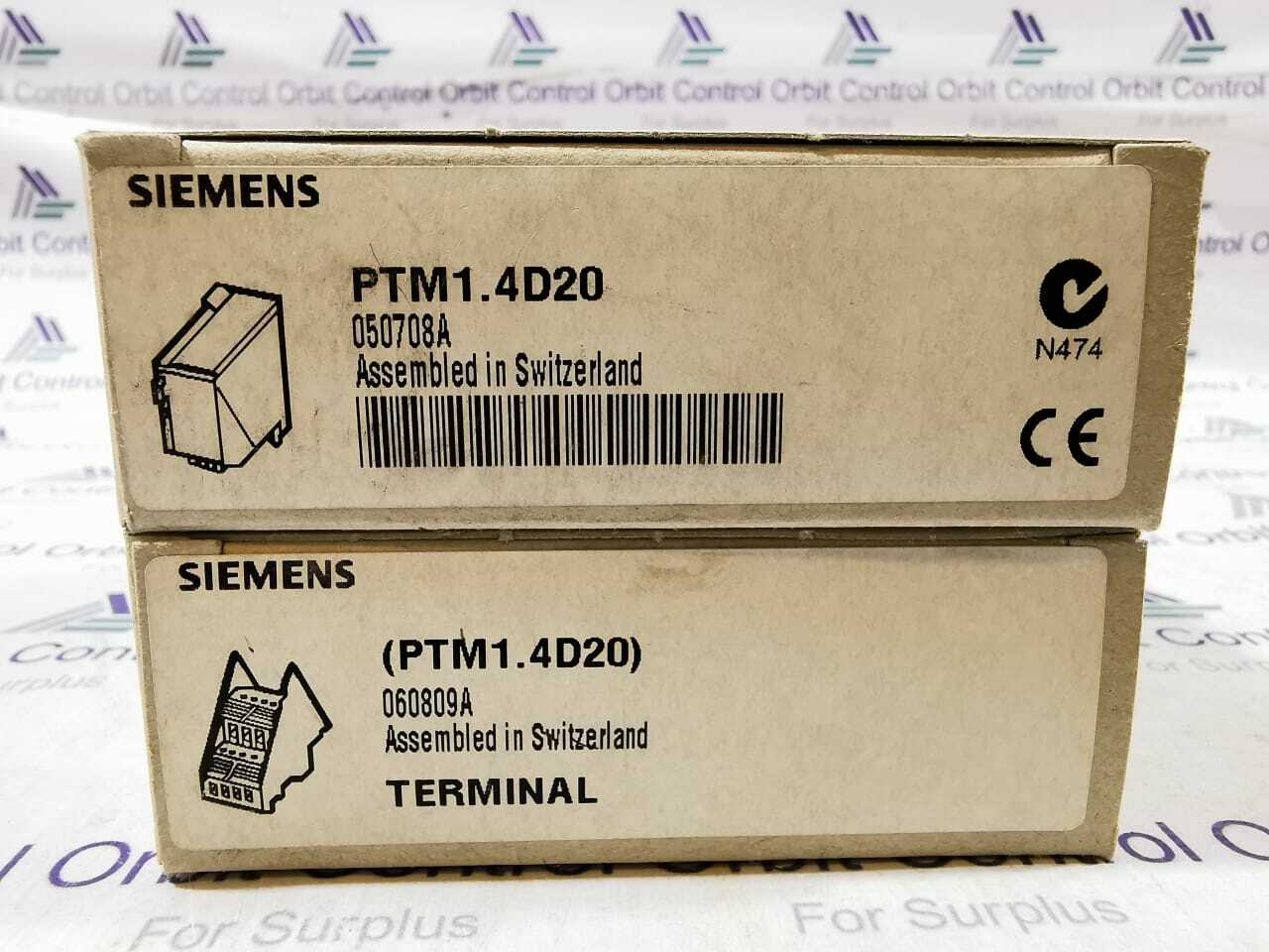 Siemens PTM1.4D20 SIEMENS PTM1.4D20 - 050708A TERMINAL 060809A 9