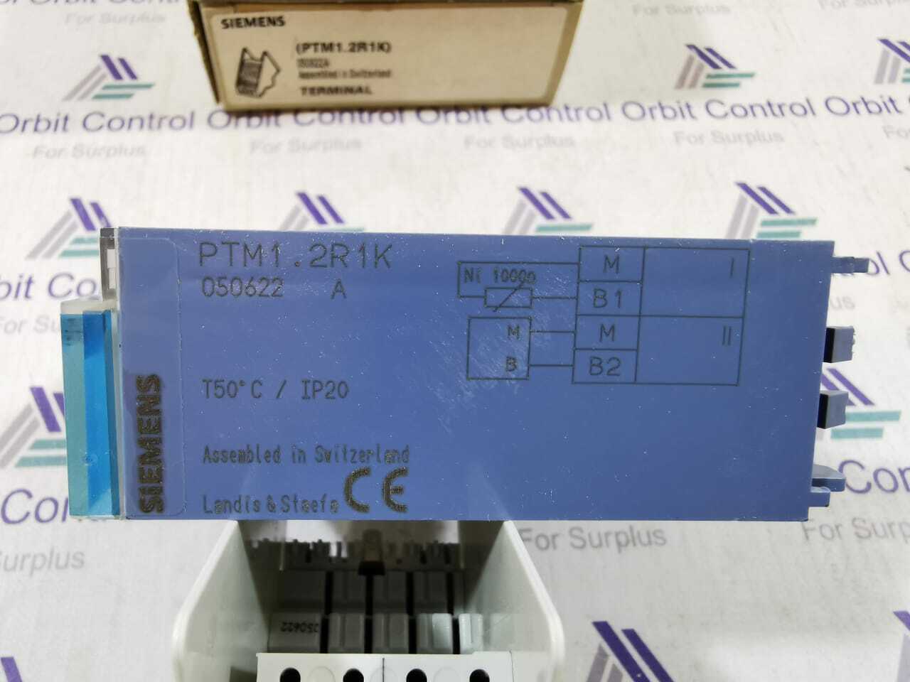 Siemens PTM1.2R1K SIEMENS PTM1.2R1K / 050622A TERMINAL 050622A 5