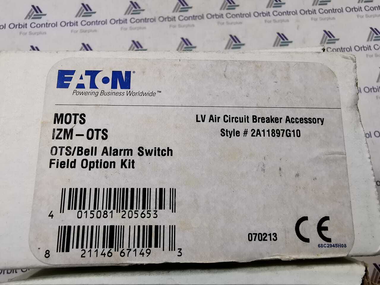 EATON MOTS IZM-OTS EATON MOTS IZM-OTS Bell Alarm Switch Field Option kit 2A11897G10 3