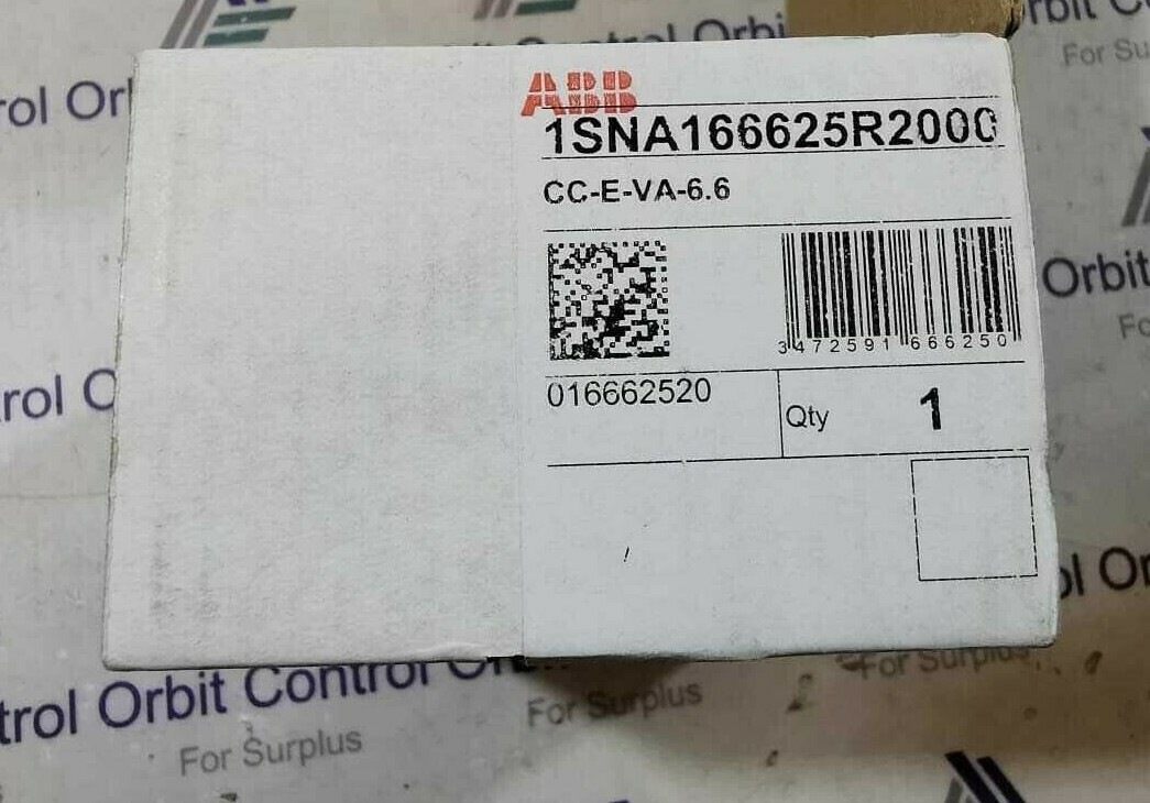 ABB 1SNA166625R2000 ABB 1SNA166625R2000 Terminal Block CC-E-VA-6.6 2
