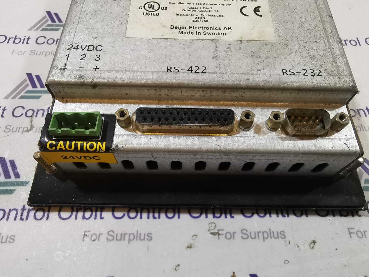 Mitsubishi 02800F Beijer Electronics AB 02800F E200 Operator Panel 4
