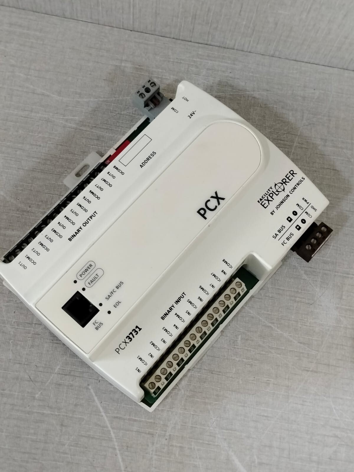 Johnson Controls PCX3731 Johnson Controls PCX3731 / FX-PCX37310 Rev M S/W Ver.6.2 3