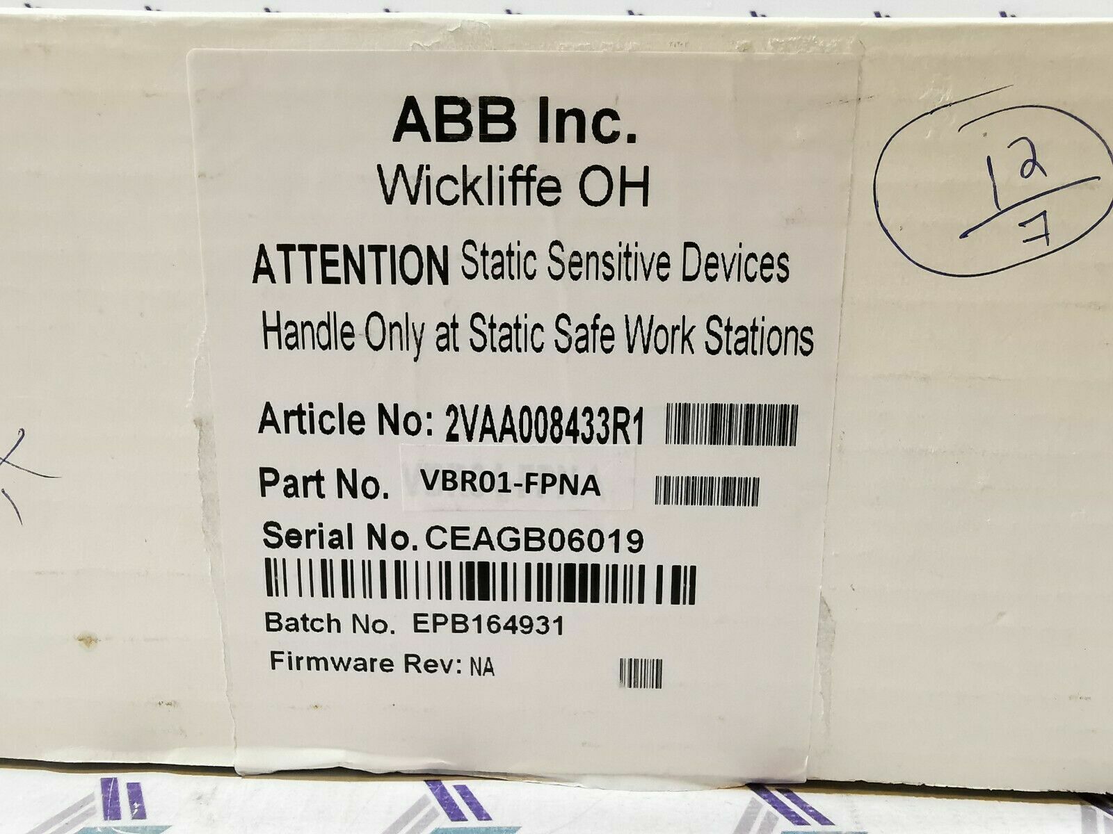 ABB VBS01-FPNA ABB VBS01-FPNA Vertical Base Single Module Rev : D 4