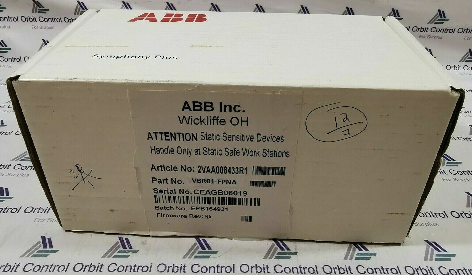 ABB VBS01-FPNA Vertical Base Single Module Rev : D