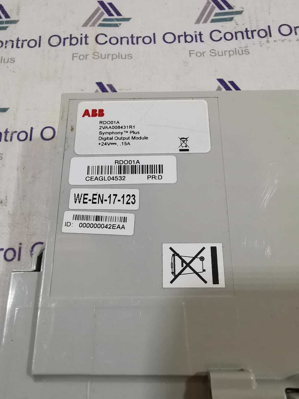 ABB 2VAA008431R1 ABB RDO01A, 2VAA008431R1 Symphony Plus Digital output CEAGL04532 PR:D 3