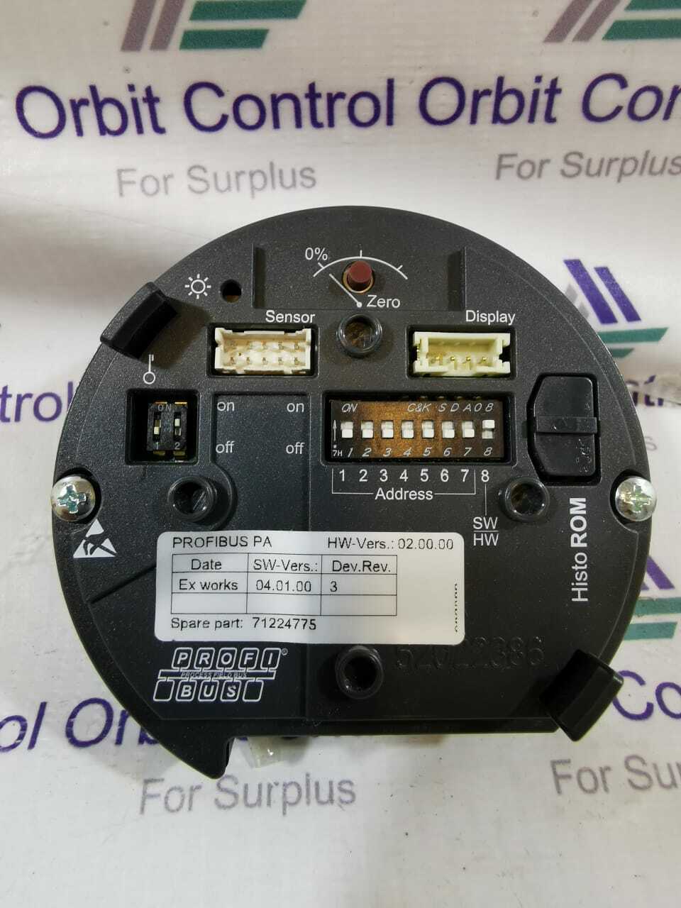 Endress+Hauser 71224775 Endress+Hauser Ersatzteil/spare part no: 71224775 / 71071282 Version PA 2