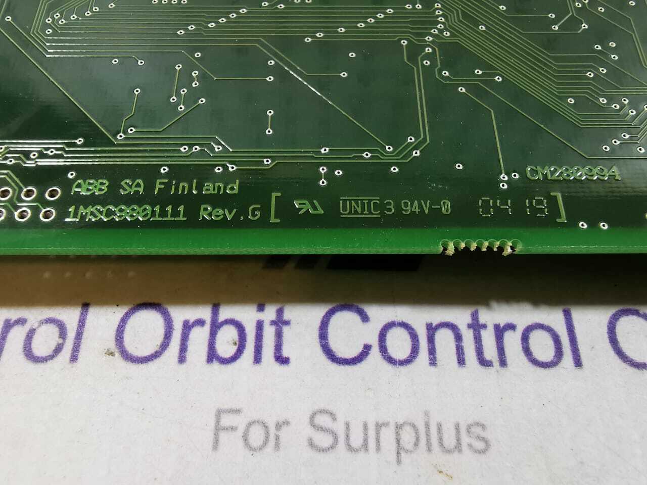 ABB 1MSC980111 ABB 1MSC980111 Rev.G Board 7