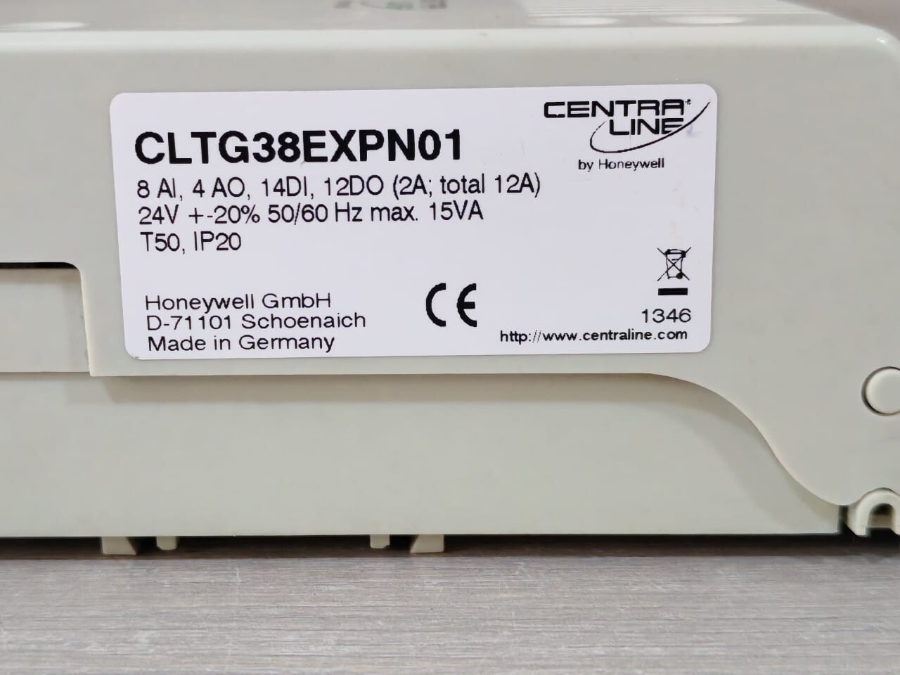 Honeywell CLTG38EXPN01 CENTRALINE BY HONEYWELL CLTG38EXPN01 EXPANSION MODULE 3
