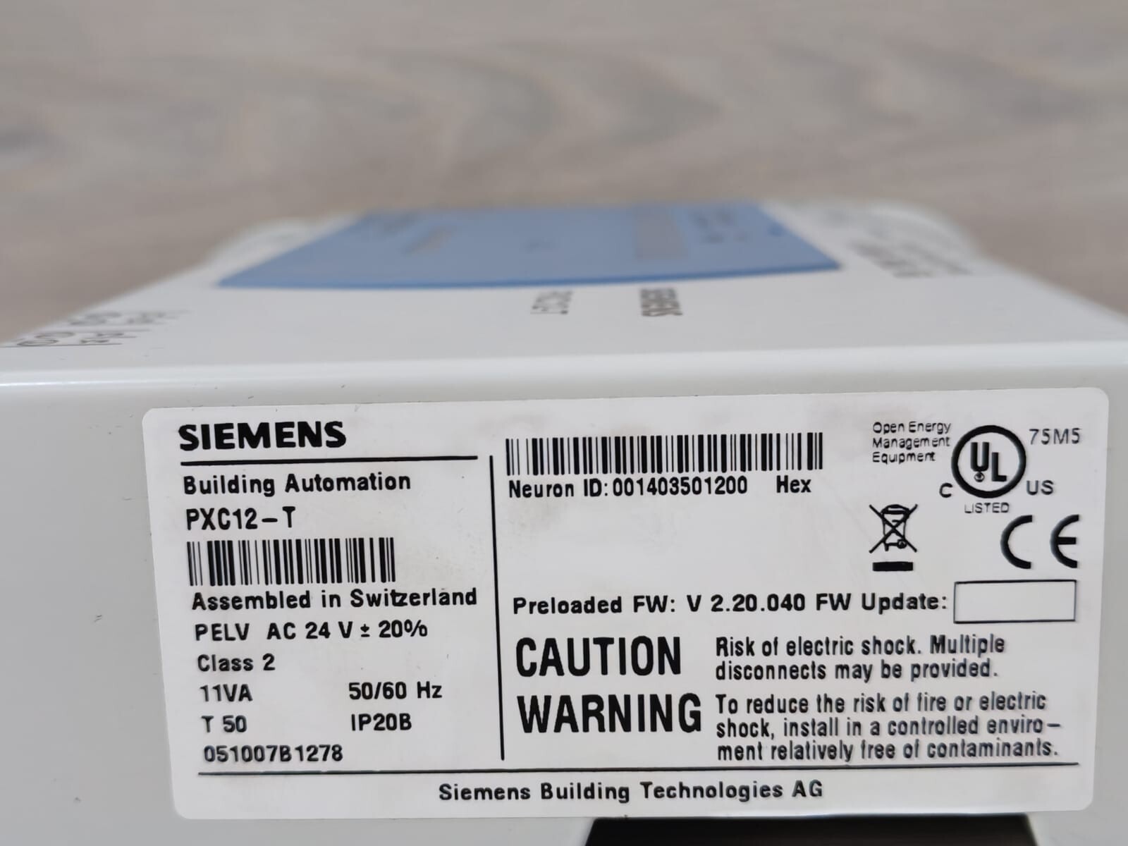 Siemens PXC12-T SIEMENS PXC12-T Building Automation 4