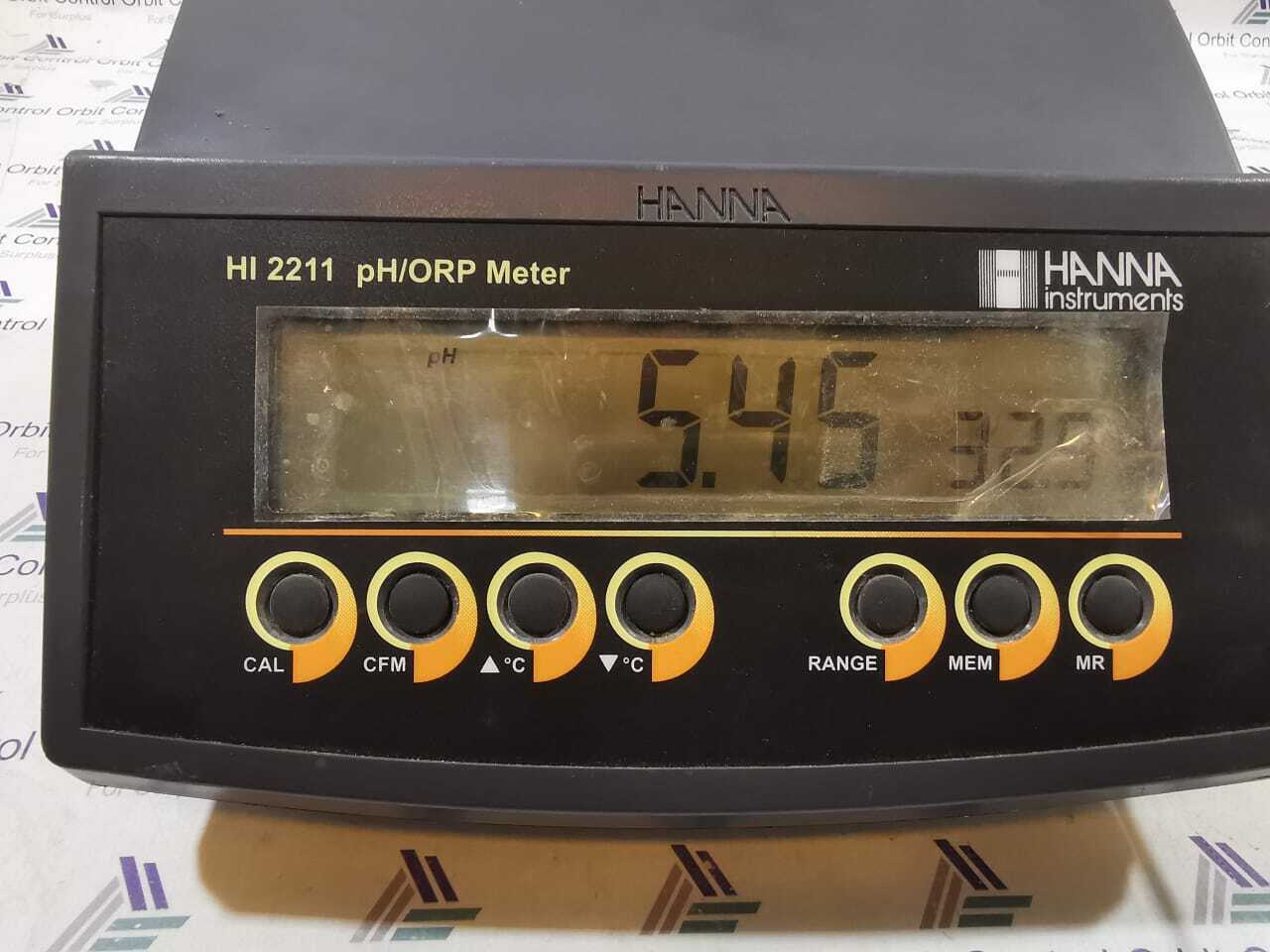 HANNA HI-2211 HANNA instruments HI 2211 pH/ORP Meter 7
