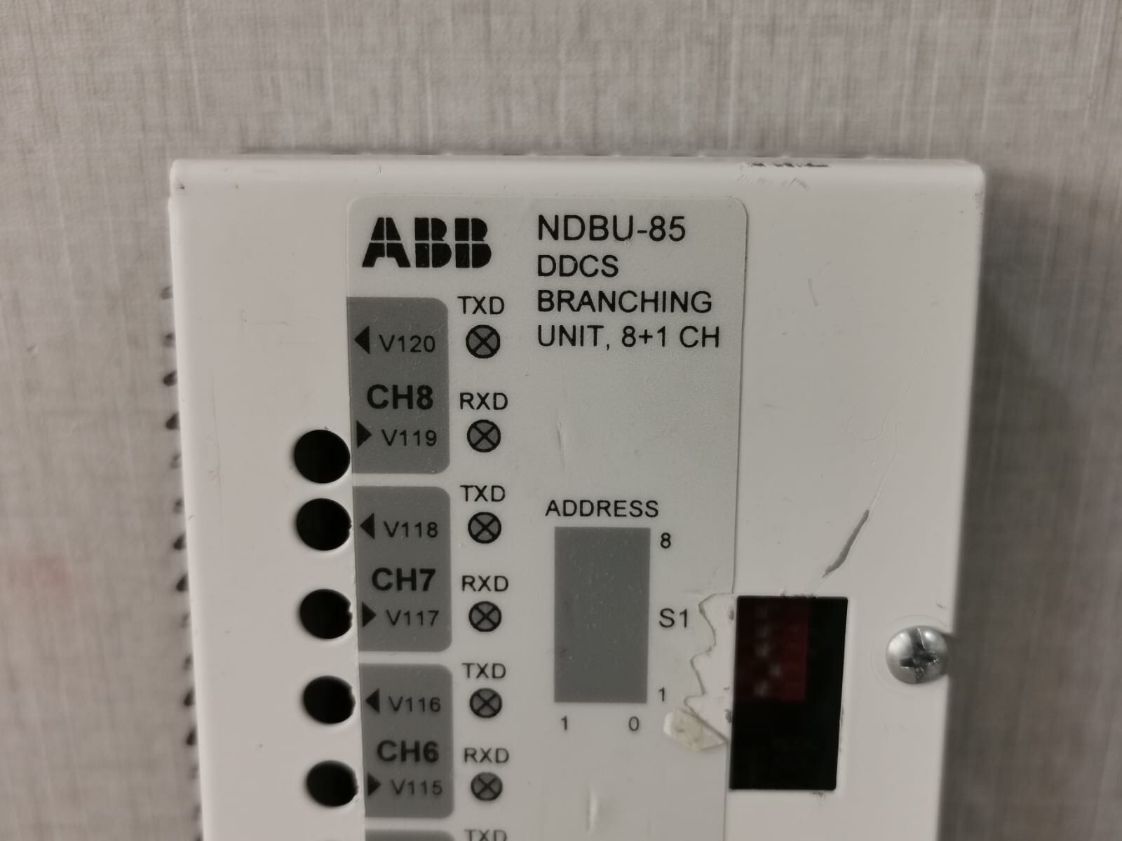 ABB NDBU-85 DDCS ABB NDBU-85 DDCS BRANCHING UNIT 8+1 CH 2
