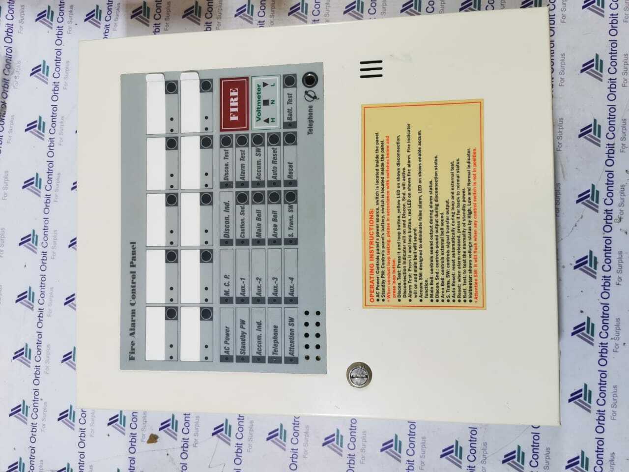FIGHTER AH-00212 FIGHTER FIRE ALARM CONTROL PANEL AH-00212- WITH OLD 10