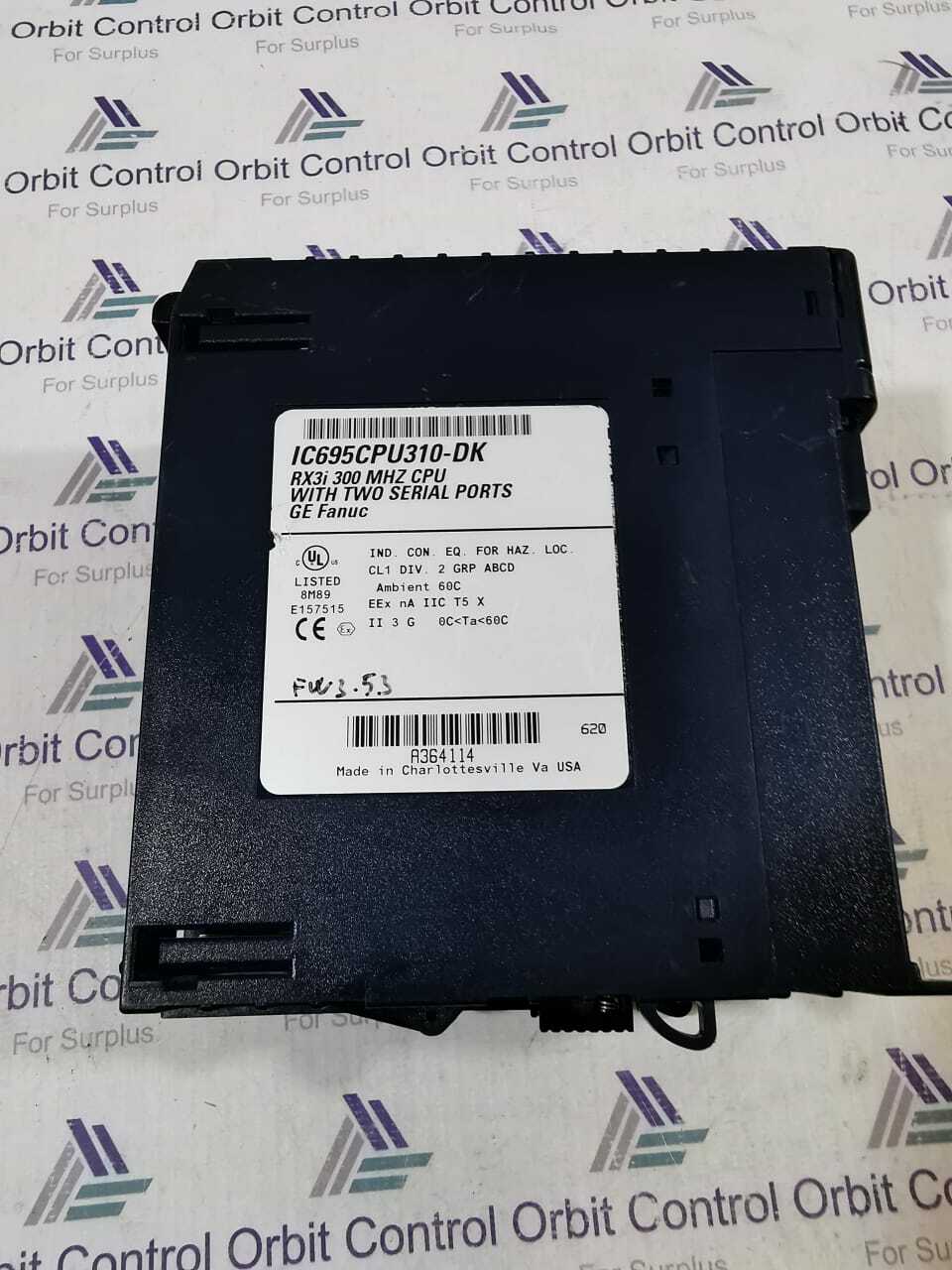 GE FANUC IC695CPU310-DK GE FANUC CPU310 SYSTEM IC695CPU310-DK TWO SERIAL PORTS RX3i - Broken Case 6