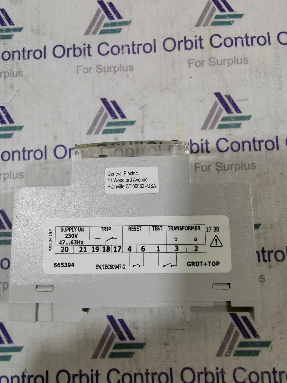 GE 665394 GE 665394 GRDT + TOP Differential relay 3