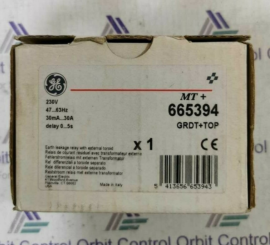 GE 665394 GRDT + TOP Differential relay