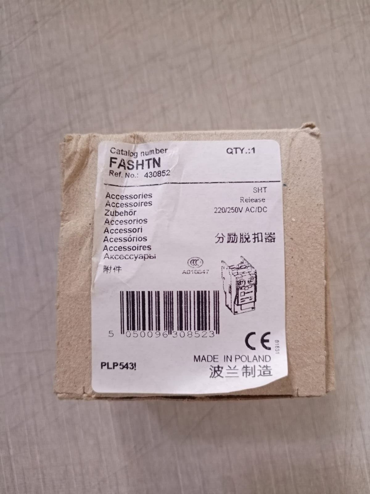 GENERAL ELECTRIC FASHTN 430852 / PLP543 FASHTN 430852 GENERAL ELECTRIC SHUNT RELAY PLP543 2