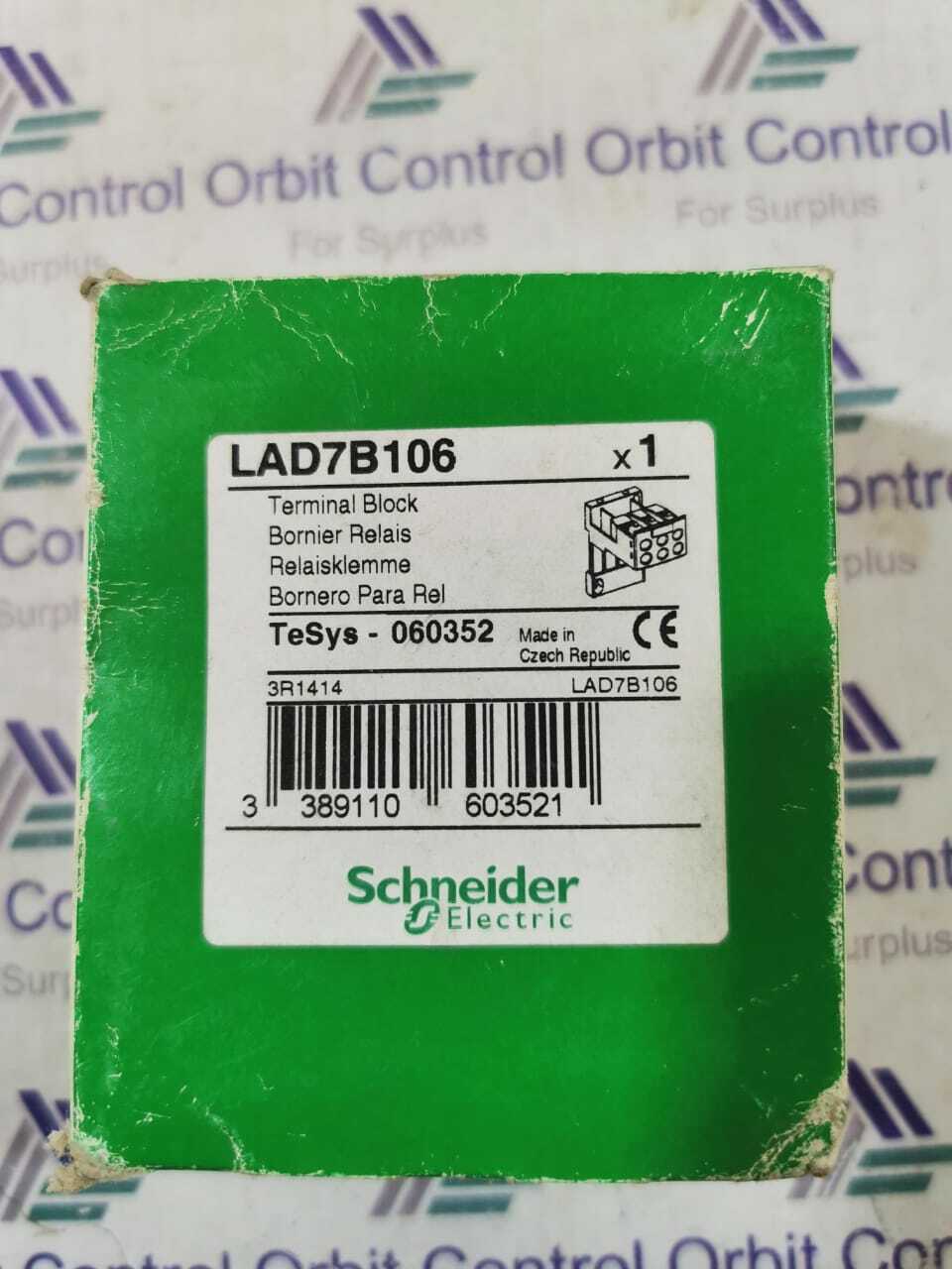 Schneider Electric LAD7B106 Terminal Block TeSys-060352