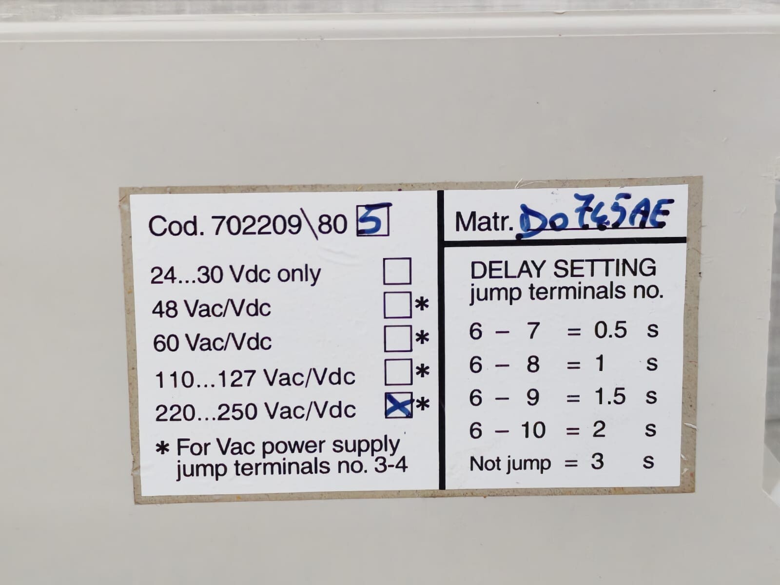 ABB SACE-YU-DELAY ABB SACE YU DELAY Electronic 3