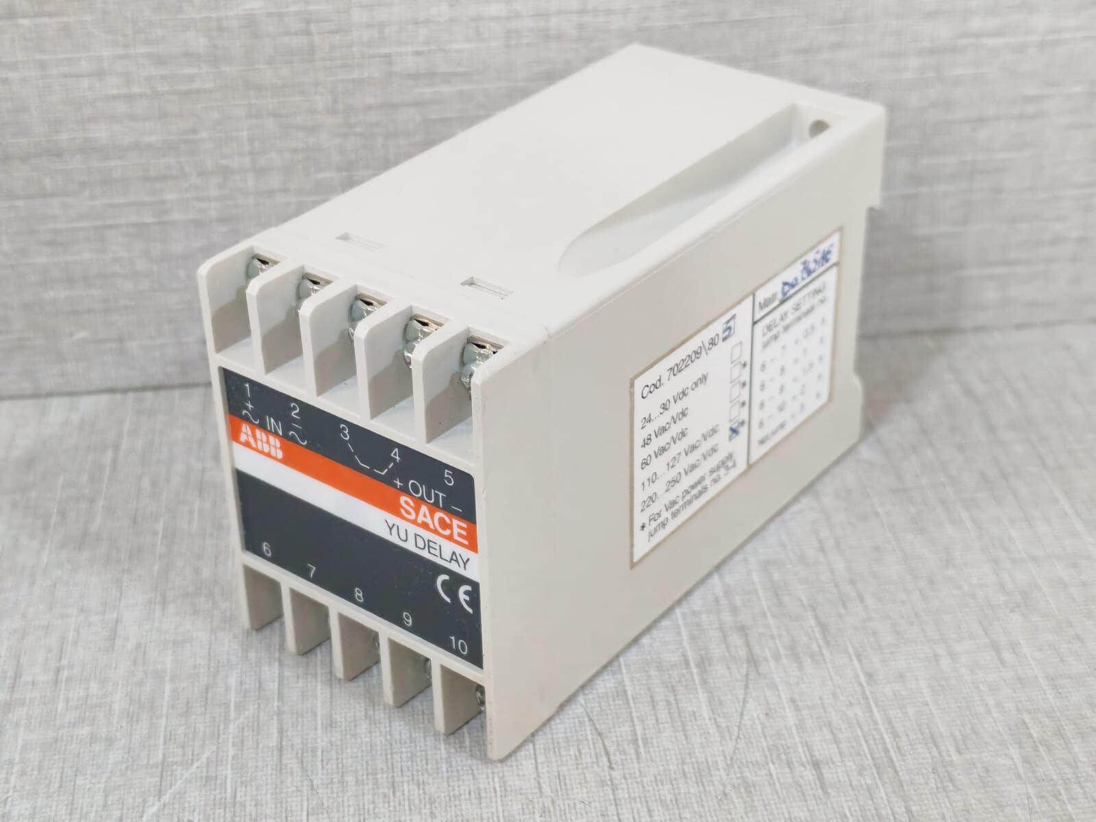 ABB SACE-YU-DELAY ABB SACE YU DELAY Electronic 9