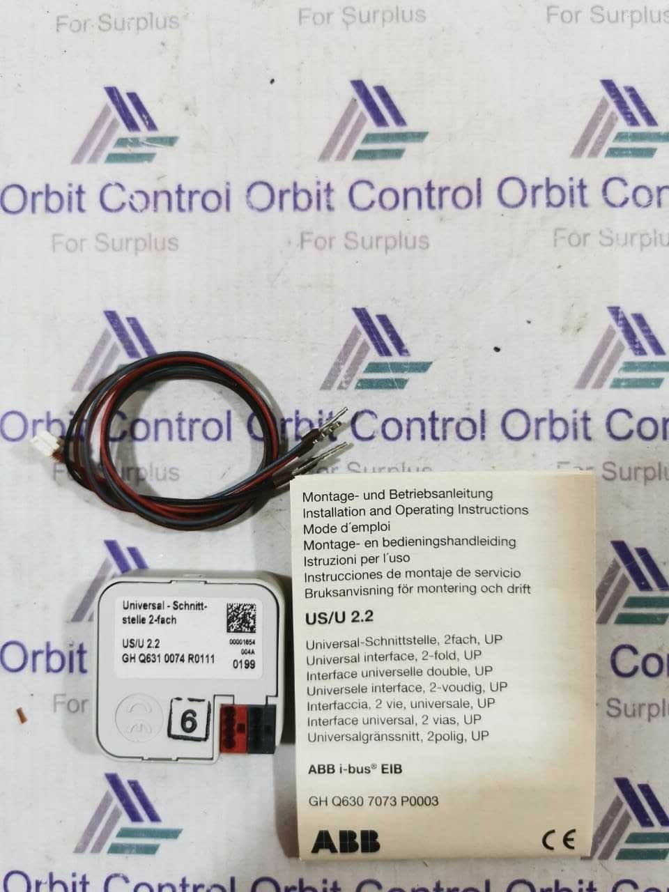 ABB GH-Q631-0074 ABB GH Q631 0074 R0111 US/U 2.2 KNX Universal Interface 2-fold 5