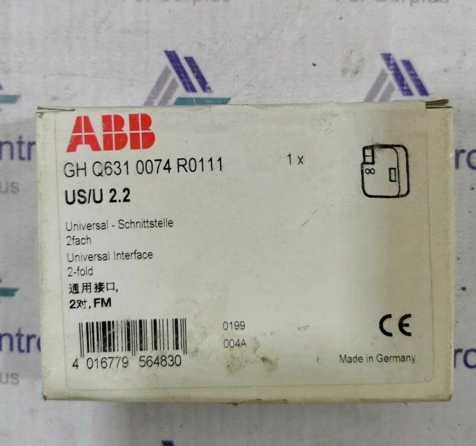 ABB GH-Q631-0074 ABB GH Q631 0074 R0111 US/U 2.2 KNX Universal Interface 2-fold 6