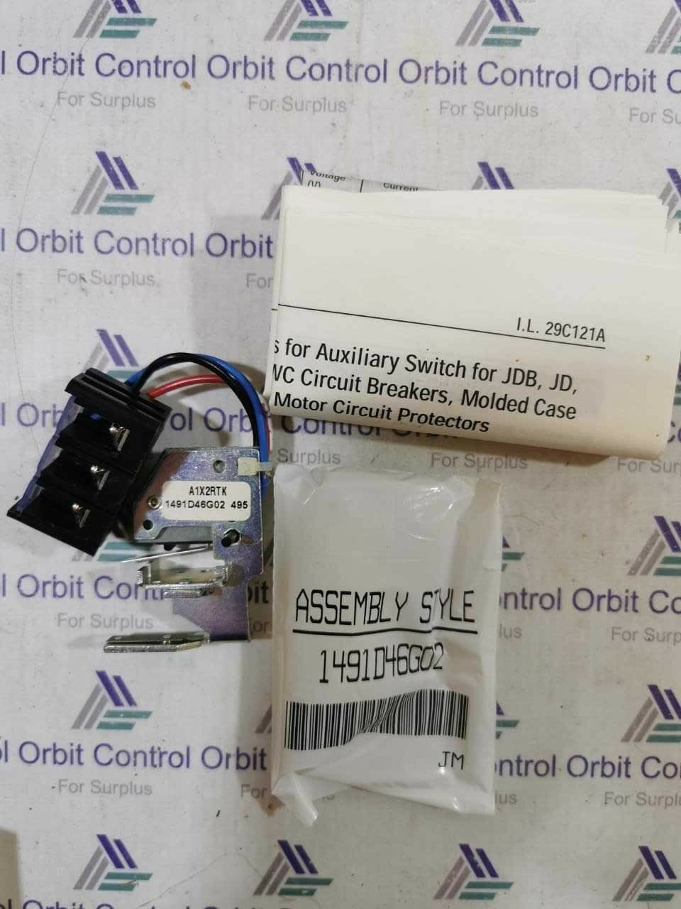 JAU1 CUTLER HAMMER A1X2RTK MEM J FRAME AUX 1XC/0