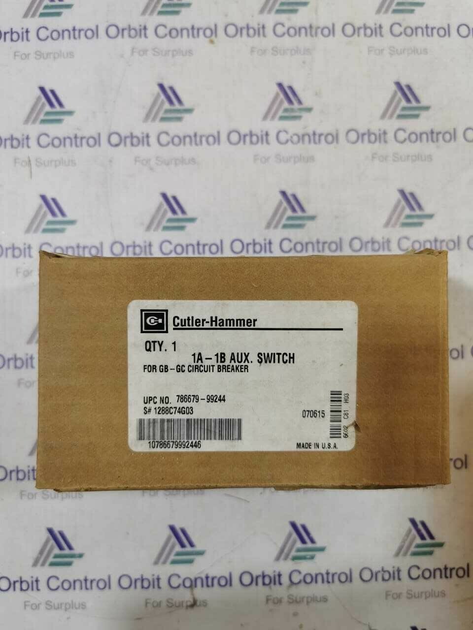 Eaton 1A-1B-AUX CUTLER HAMMER 1A-1B AUX SWITCH FOR GB-GC CIRCUIT BREAKER 1288C73G03 5