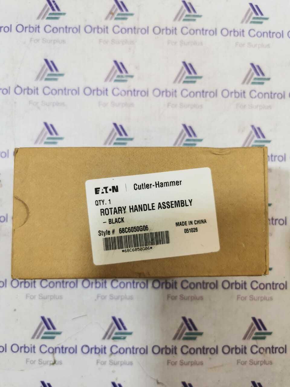 CUTLER HAMMER 68C6050G06 CUTLER HAMMER ROTARY HANDLE ASSEMBLY-BLACK 68C6050G06 4