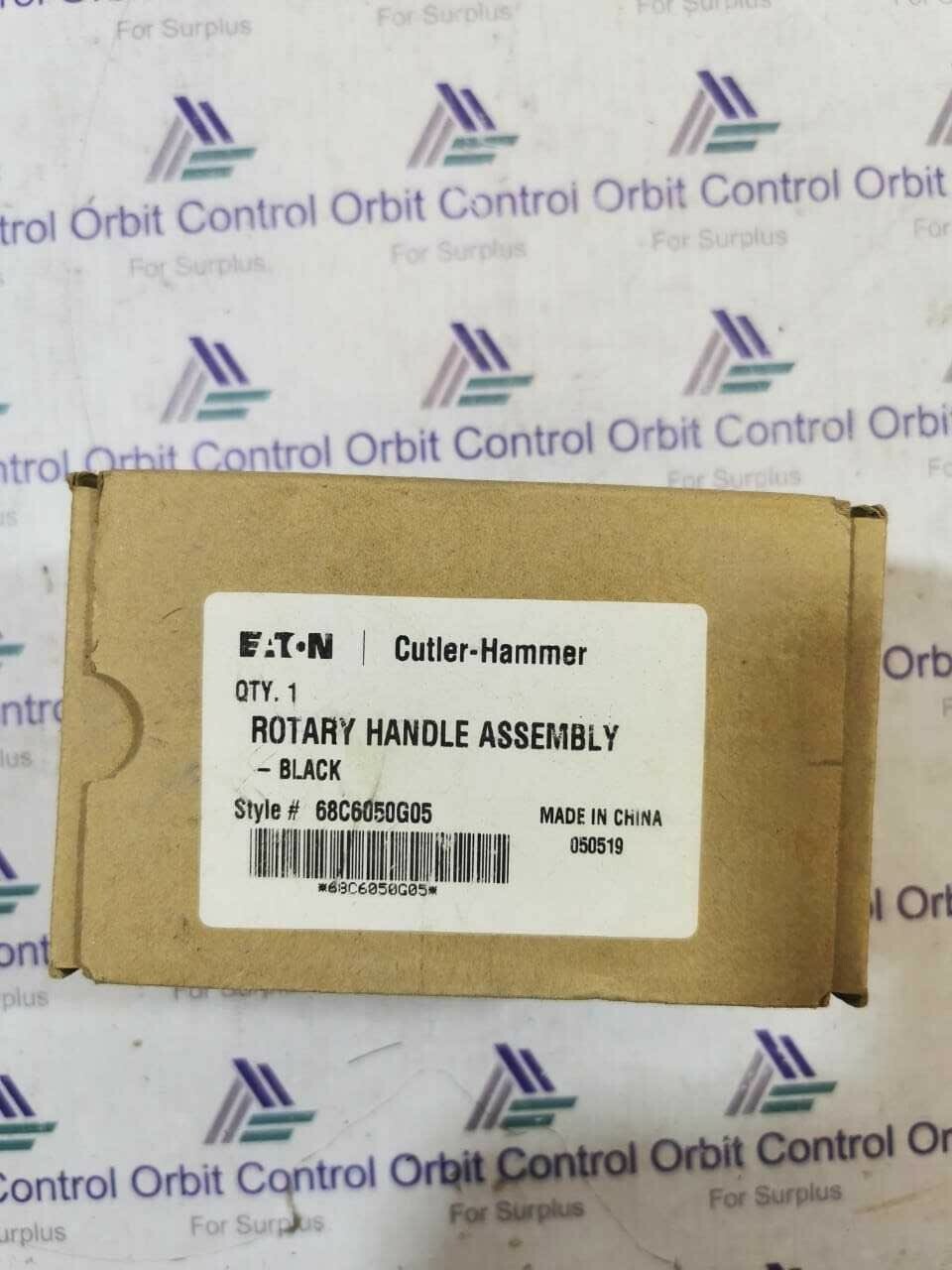 Eaton CUTLE-ROTARY-HANDLE-ASSEMBLY-BLACK CUTLER HAMMER ROTARY HANDLE ASSEMBLY-BLACK 68C6050G05 2