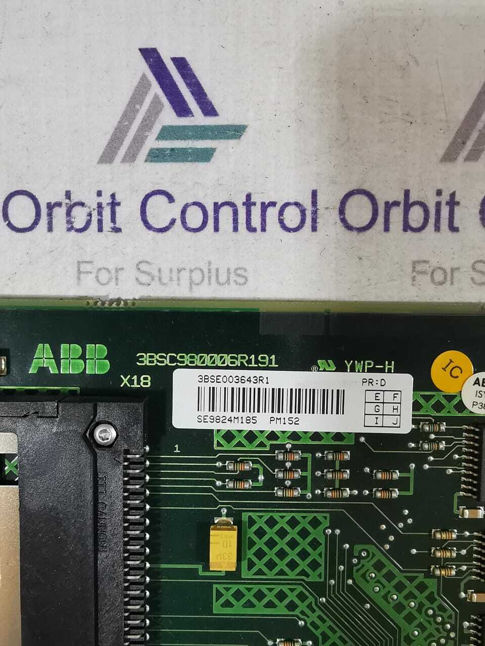 ABB 3BSE003643R1 / PM152 ABB 3BSE003643R1 / PM152 BOARD (Need ChangeFrame) 4