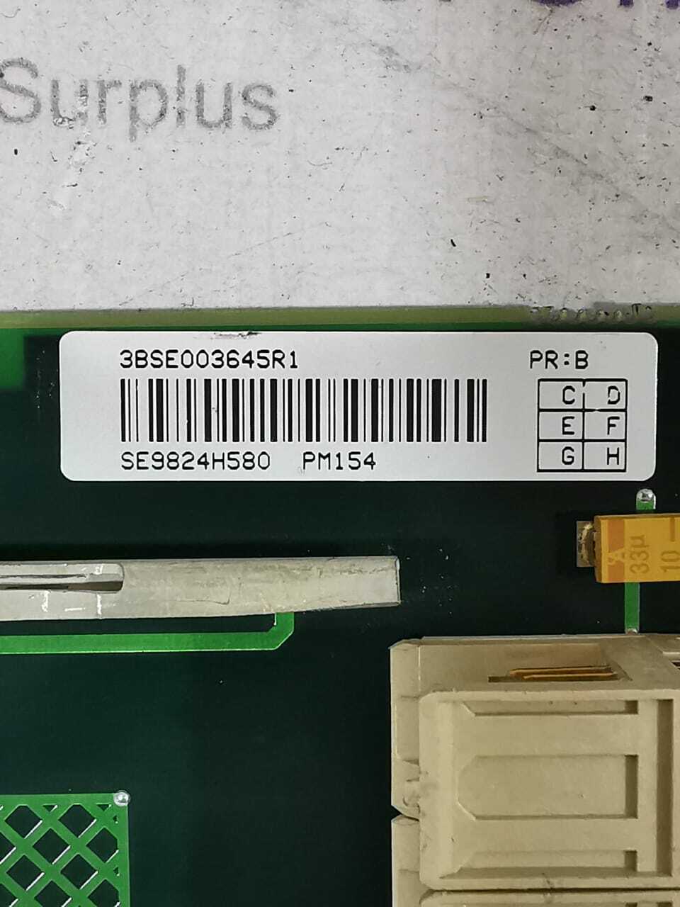 ABB 3BSE003645R1 / PM154 ABB 3BSE003645R1 / PM154 BOARD (Need change Frame ) 5