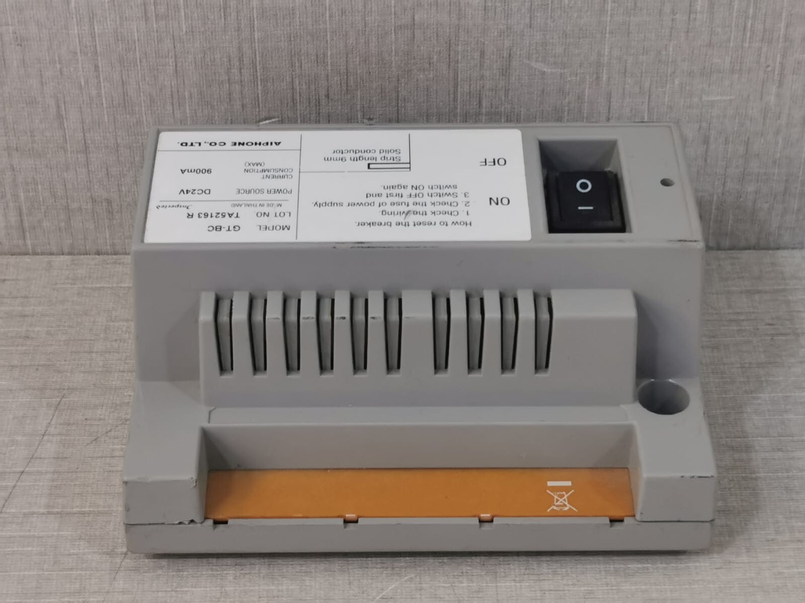 Aiphone GT-BC AIPHONE GT-BC Series Audio Bus Control Unit 3