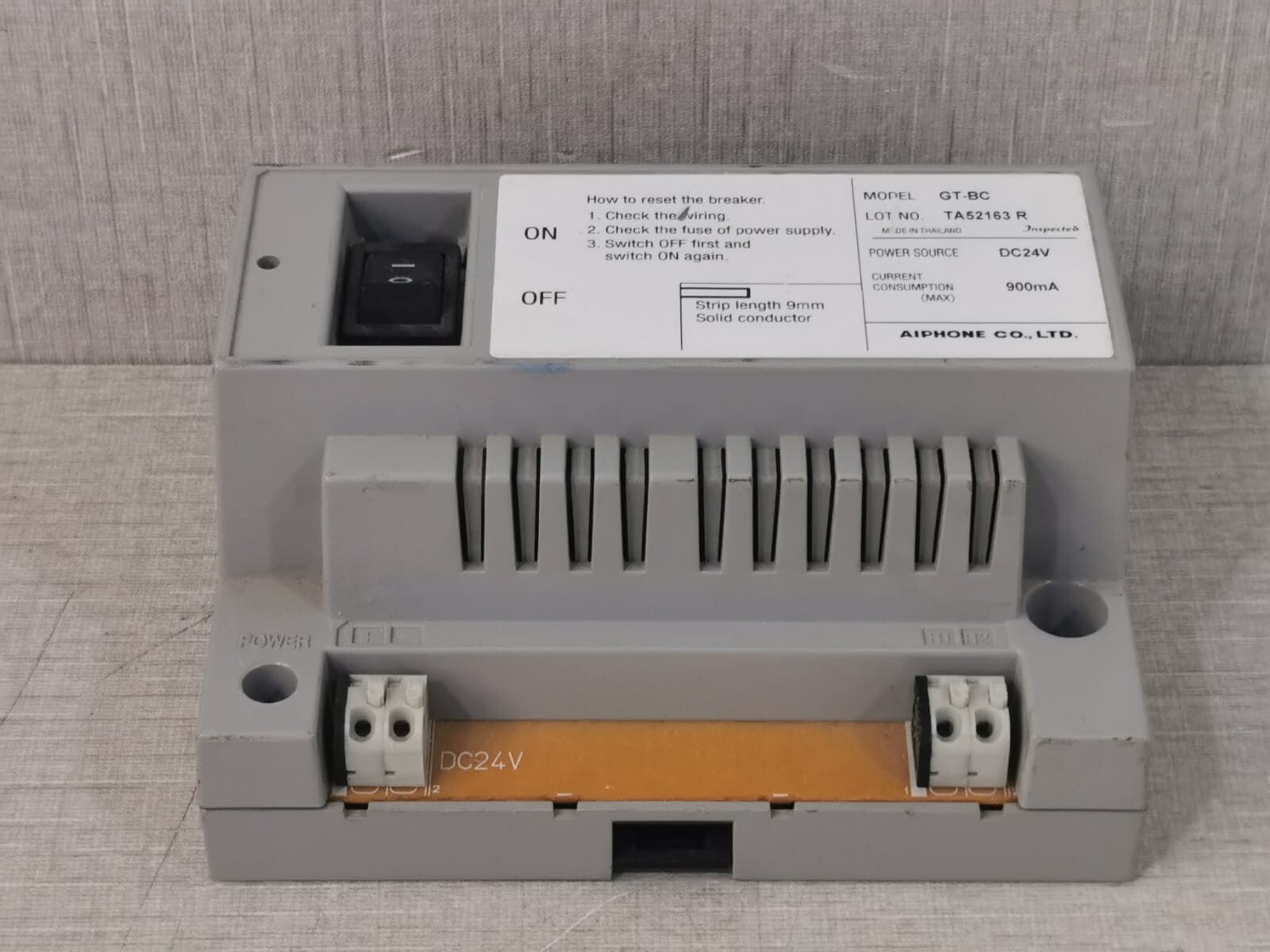 Aiphone GT-BC AIPHONE GT-BC Series Audio Bus Control Unit 4