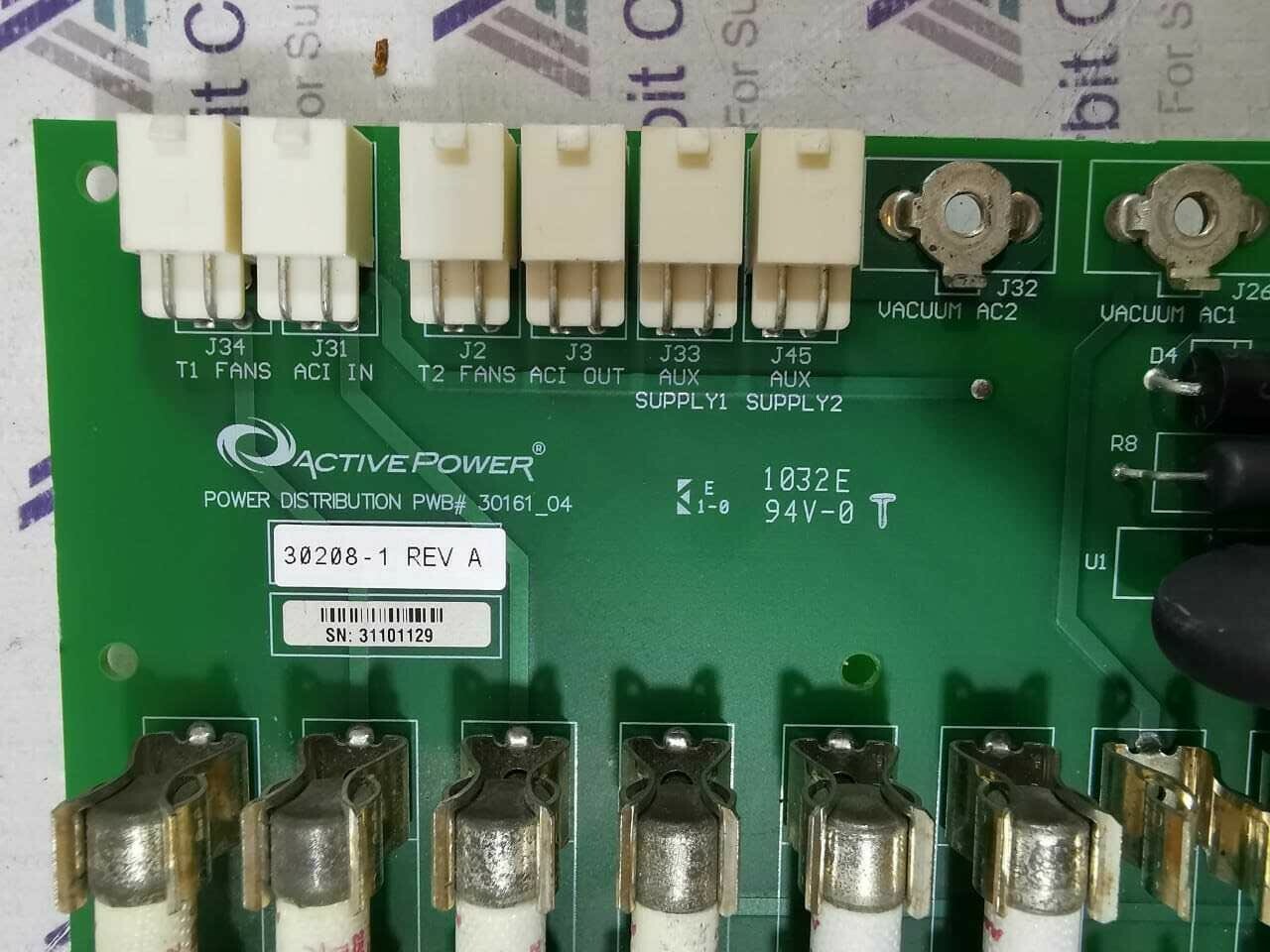 ACTIVEPOWER POWER-30208 ACTIVE POWER 30208-1 REV A POWER DISTRIBUTION PWB# 30161_04 3