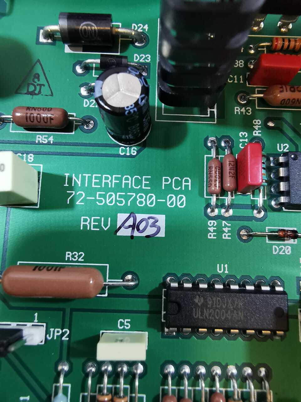 DUTEK DUTEK-72 DUTEK 72-505780-00 REV A03 INTERFACE PCA CIRCUIT BOARD 2