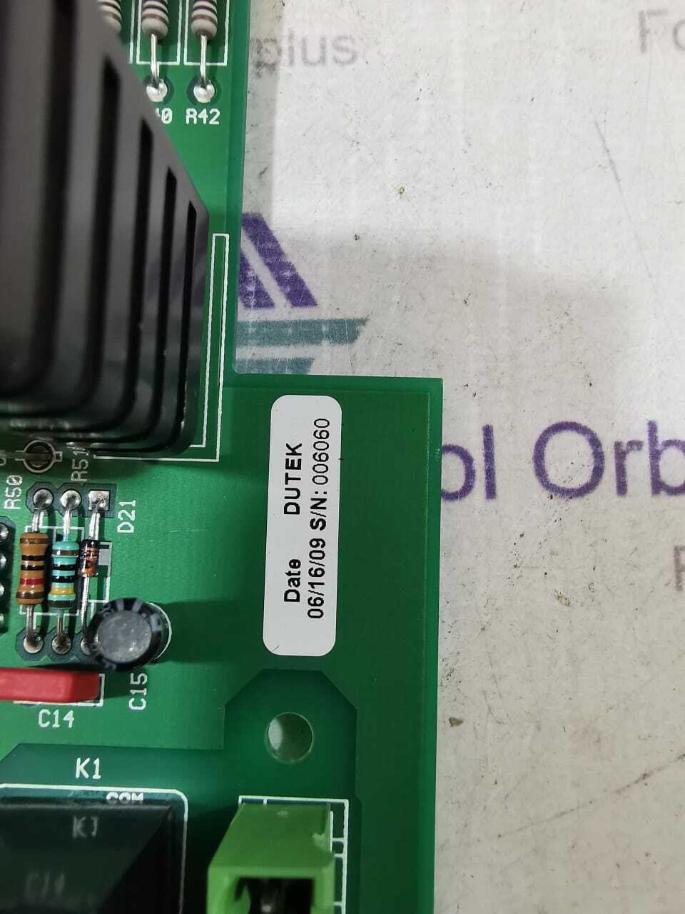 DUTEK DUTEK-72 DUTEK 72-505780-00 REV A03 INTERFACE PCA CIRCUIT BOARD 4