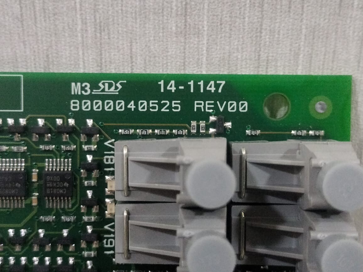 M3 SDS SDS-14 M3 SDS 14-1147 CONTROL BOARD 8000040525 REV00 3
