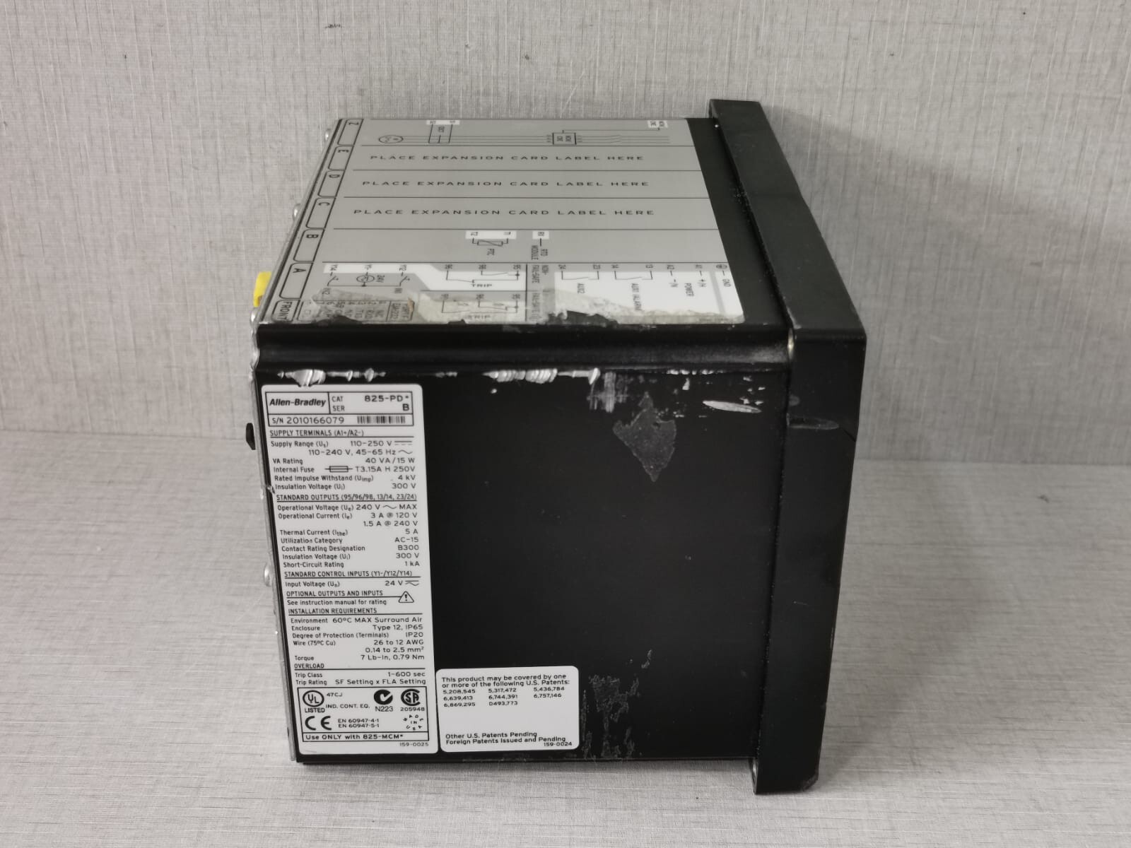 Rockwell Automation 825-PD Allen Bradley 825-PD SER B CONTROL MODULE 5