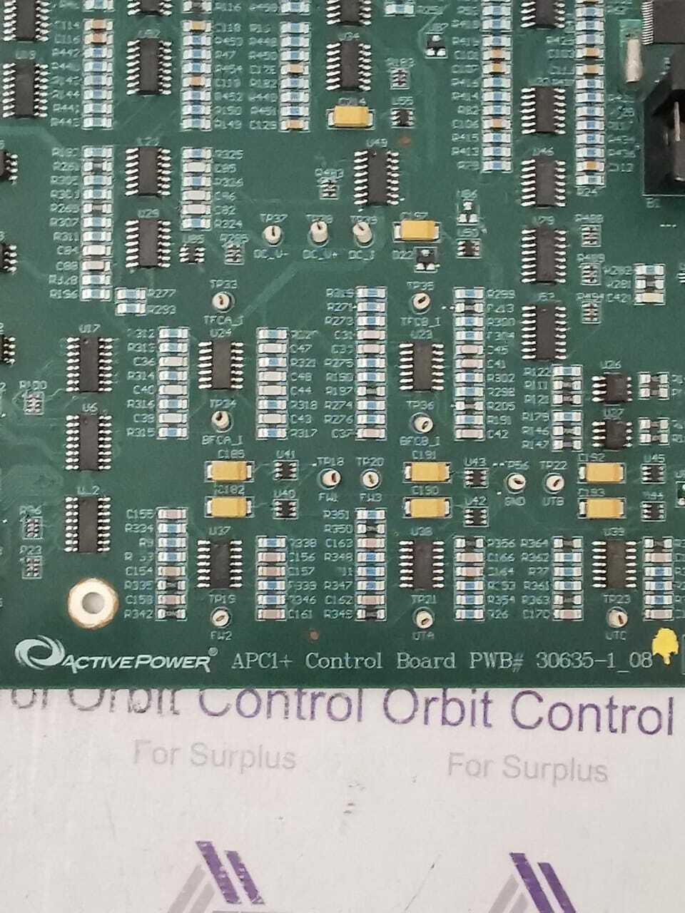 ACTIVEPOWER APC1-CONTROL-BOARD Active Power APC1 Control Board PWB# 30635-1_08 2