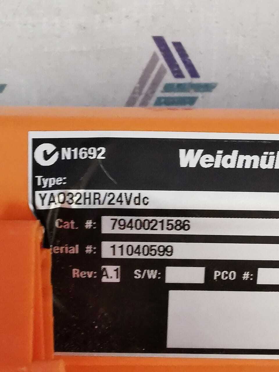 Weidmuller YA032HR Weidmuller YA032HR / 24Vdc Relay module 2