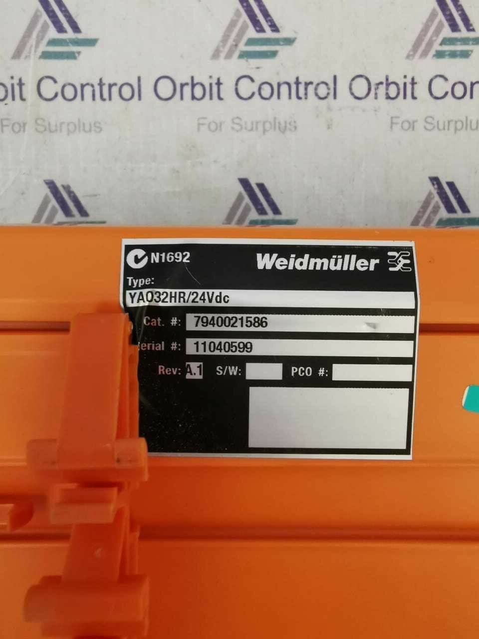 Weidmuller YA032HR Weidmuller YA032HR / 24Vdc Relay module 6