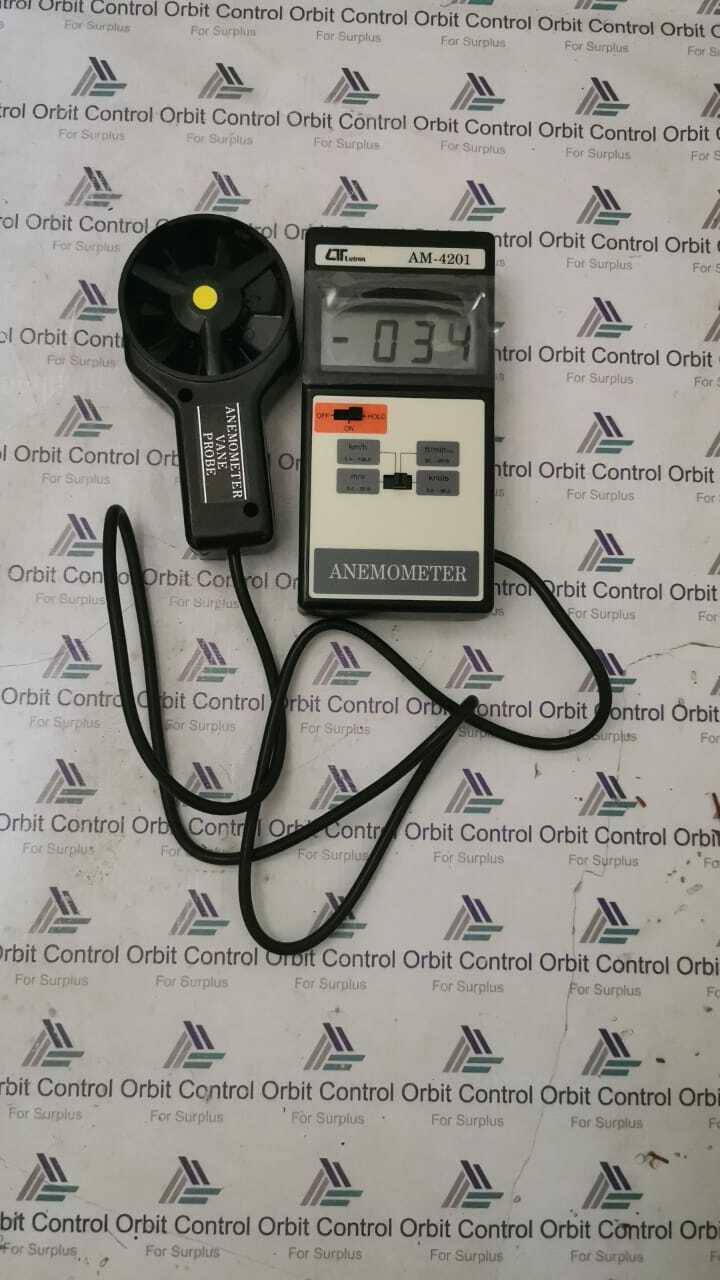 LUTRON AM-4201 DIGITAL ANEMOMETER LUTRON AM-4201 PORTABLE WIND SPEED RUNNER METER 5