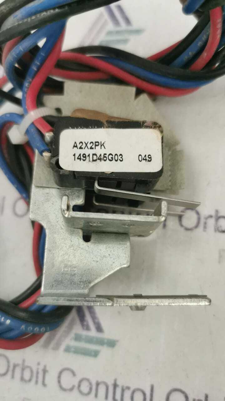 EATON 1491D45G03 A2X2PK EATON AUXILIARY SWITCH FOR SERIES C TYPE J BREAKER 1491D45G03 2