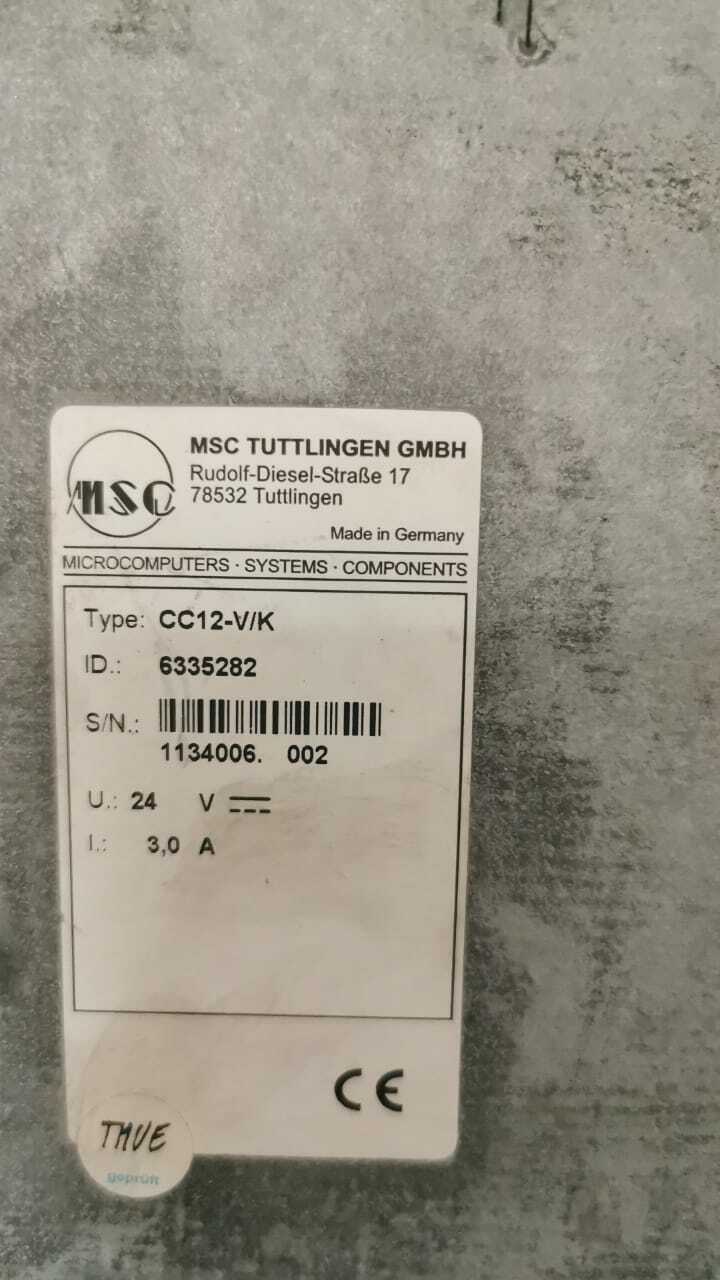 MSC CC12-V/K MSC TUTTLINGEN GMBH CC12-V/K 4