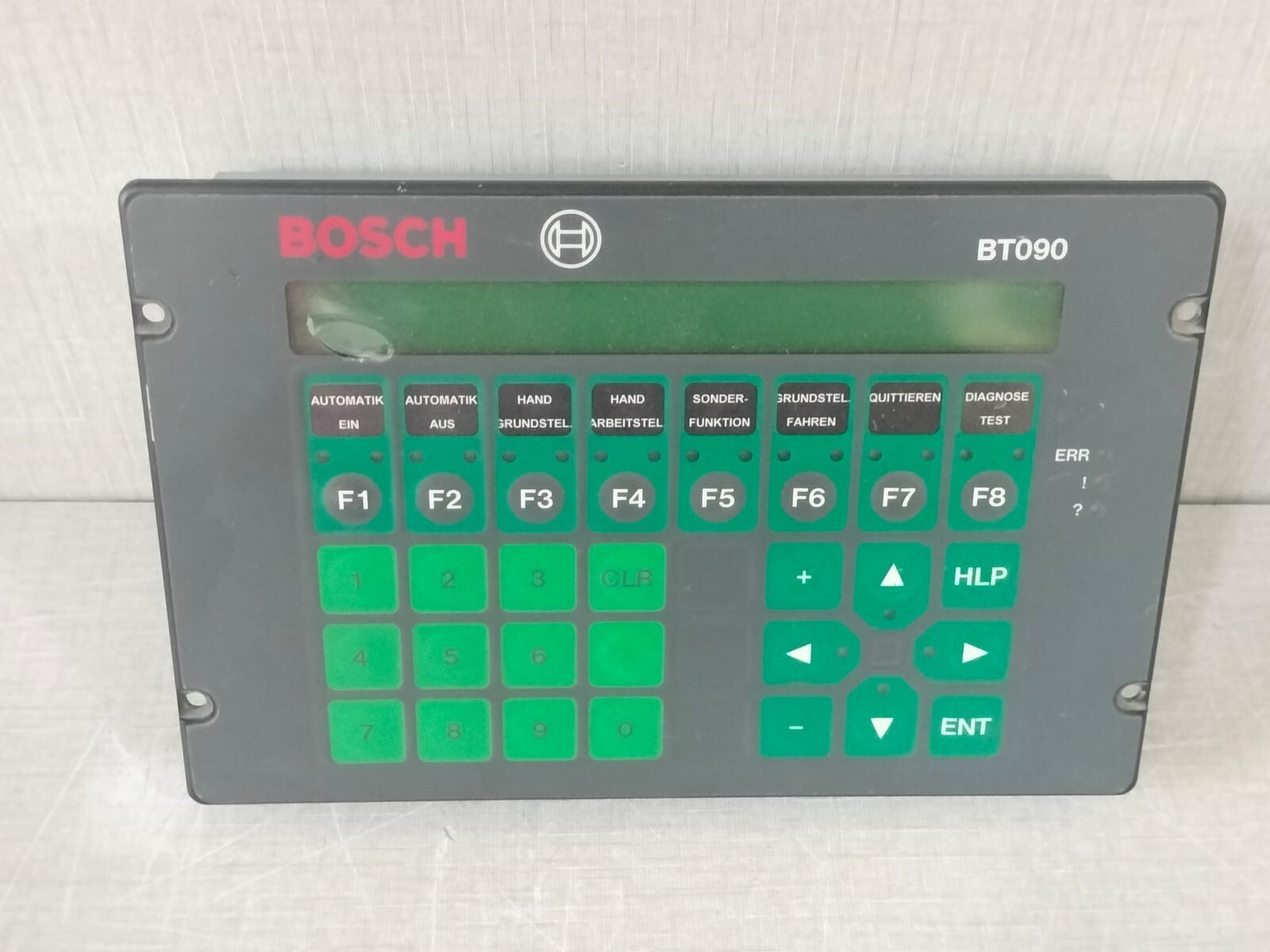 Bosch BT090 BOSCH BT090 CONTROL PANEL DISPLAY 3
