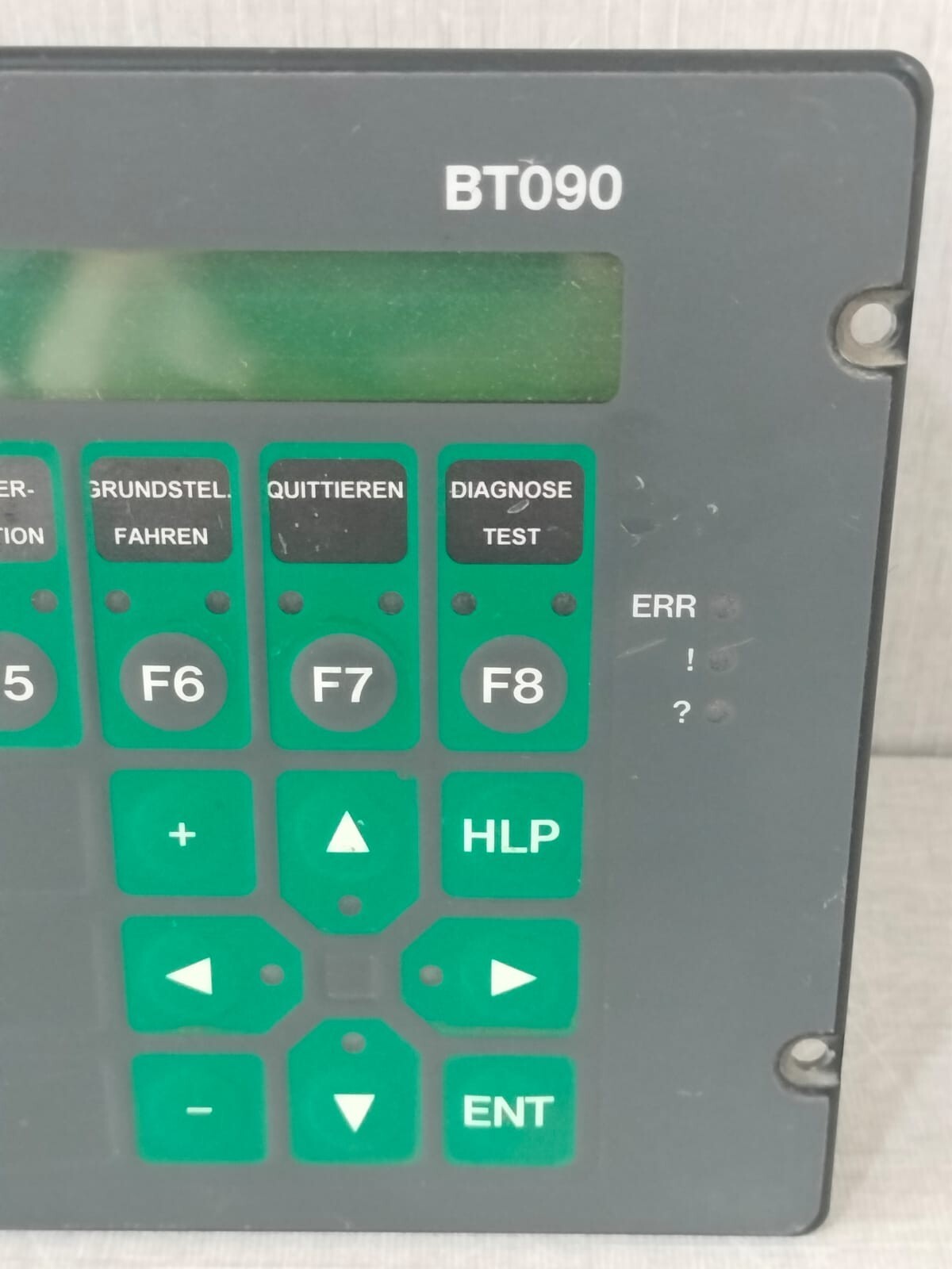 Bosch BT090 BOSCH BT090 CONTROL PANEL DISPLAY 4